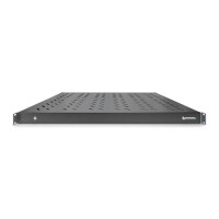 DIGITUS DN-97649 - 1HE Fachboden festeinb. für 1000 mm tiefe Schränke 44x482x700mm, einst.700 bis 900 mm Tiefe,schwarz