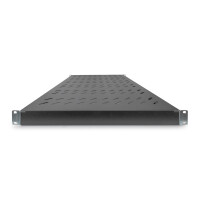 DIGITUS DN-97649 - 1HE Fachboden festeinb. für 1000 mm tiefe Schränke 44x482x700mm, einst.700 bis 900 mm Tiefe,schwarz