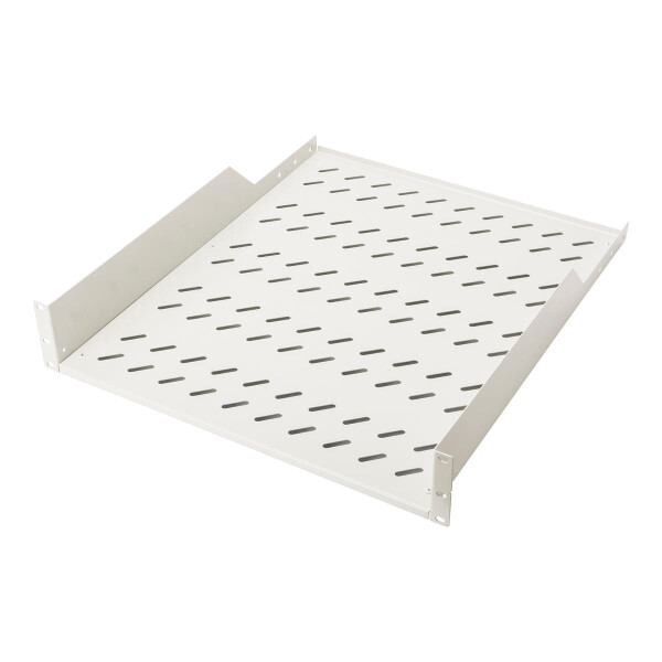 DIGITUS DN-19-TRAY-2-55 - 2HE Fachboden festeinbau f. Schr. ab 800 mm Tiefe 88x482x549 mm, bis 25 kg, grau (RAL 7035)