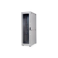 DIGITUS DN-19-SRV-42U-8-GD-1 - 42HE Serverschrank mit Glastür H1955x B800 xT1000 mm RAL7035