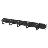 DIGITUS DN-97602 - 1HE Kabelrangierpanel 5x Kabelringe...
